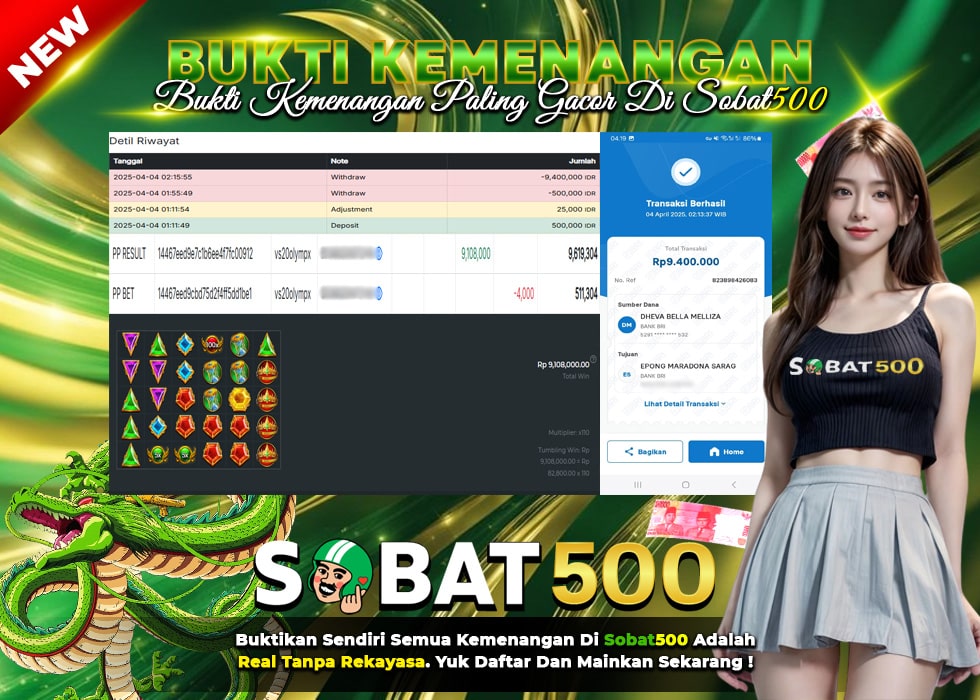 BUKTI JACKPOT SLOT GATES OF OLYMPUS 1000 TERPERCAYA DI INDONESIA TGL 04-04-2025